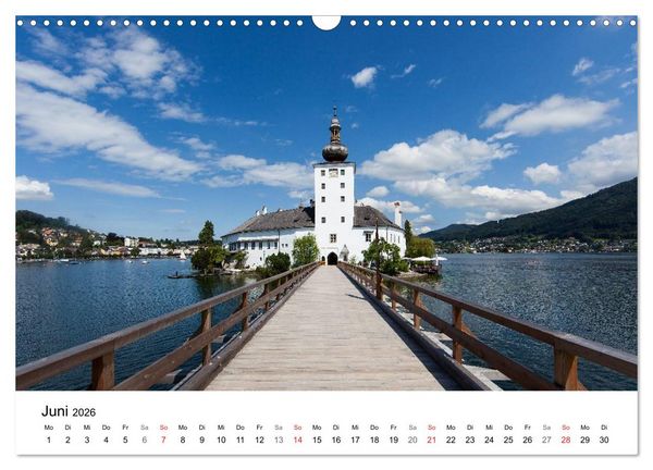 Produktbild: Salzkammergut - Die sch&ouml;nsten Seen Ober&ouml;sterreichs (Wandkalender 2026 DIN A3 quer), CALVENDO Monatskalender
