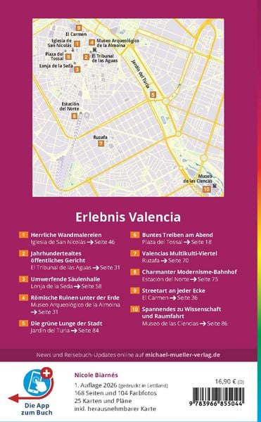 Produktbild: MICHAEL M&Uuml;LLER Reisef&uuml;hrer Valencia MM-City