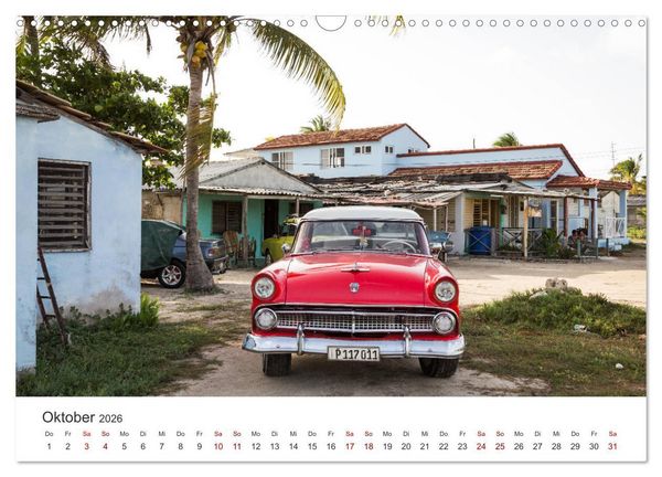 Produktbild: Postkarten aus Kuba (Wandkalender 2026 DIN A3 quer), CALVENDO Monatskalender