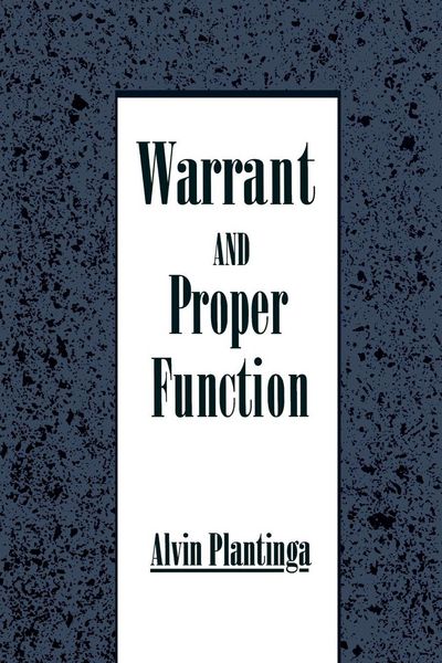 Produktbild: Warrant and Proper Function