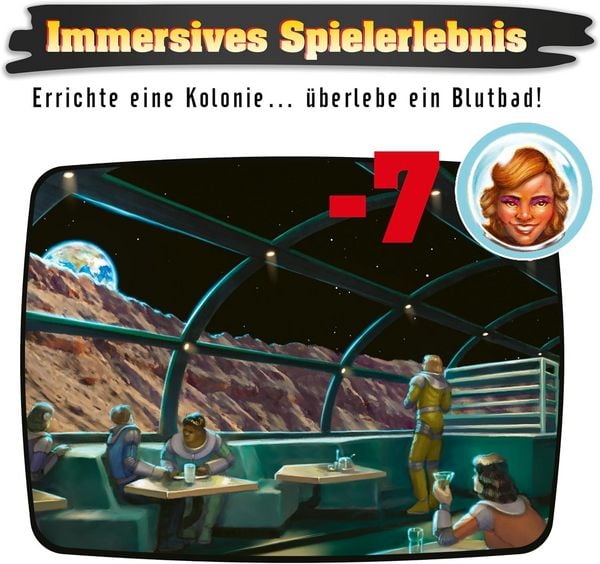 Produktbild: Moon Colony Bloodbath - Gesellschaftsspiel & Brettspiel ab 14 Jahre