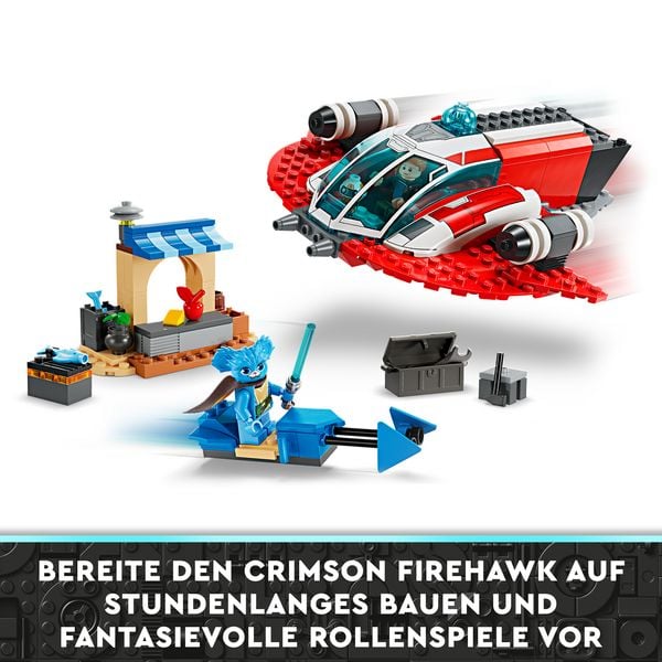 Produktbild: LEGO Star Wars: Young Jedi Adventures 75384 Der Crimson Firehawk Set