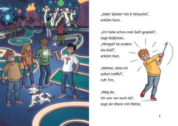 Produktbild: TKKG Junior, B&uuml;cherhelden 1. Klasse, Die Minigolf-Mission