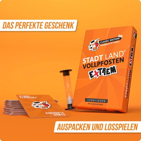 Produktbild: DENKRIESEN - STADT LAND VOLLPFOSTEN&reg; - Extrem - CLASSIC EDITION - "Intelligenz i