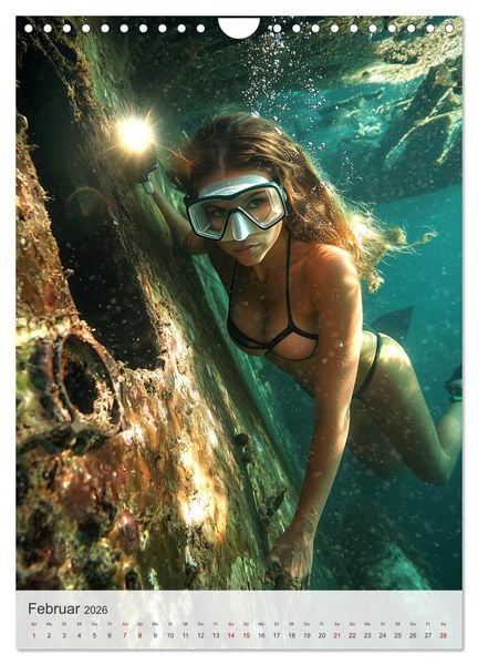 Produktbild: Diving Queens (Wandkalender 2026 DIN A4 hoch), CALVENDO Monatskalender