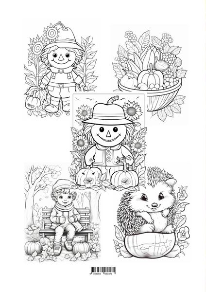 Produktbild: Herbstliche Tr&auml;ume: Malbuch f&uuml;r neugierige Kinder