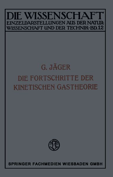 Produktbild: Die Fortschritte der Kinetischen Gastheorie