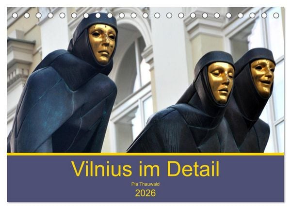 Produktbild: Vilnius im Detail (Tischkalender 2026 DIN A5 quer), CALVENDO Monatskalender