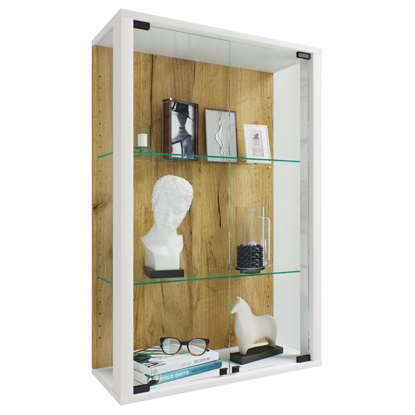 Produktbild: Wandvitrine H&auml;ngevitrine Glasvitrine Glas Udina M