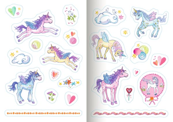 Produktbild: Sticker - Einhorn-Paradies