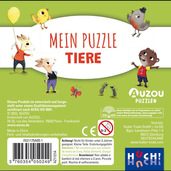Produktbild: Mein Puzzle - Tiere