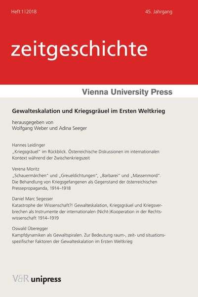 Produktbild: Gewalteskalation und Kriegsgr&auml;uel im Ersten Weltkrieg