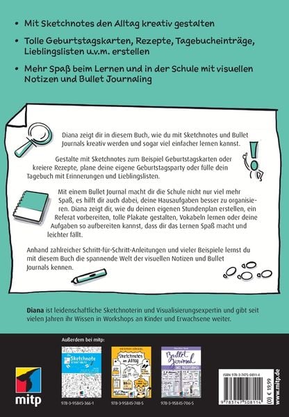 Produktbild: Sketchnotes und Bullet Journal f&uuml;r Kids