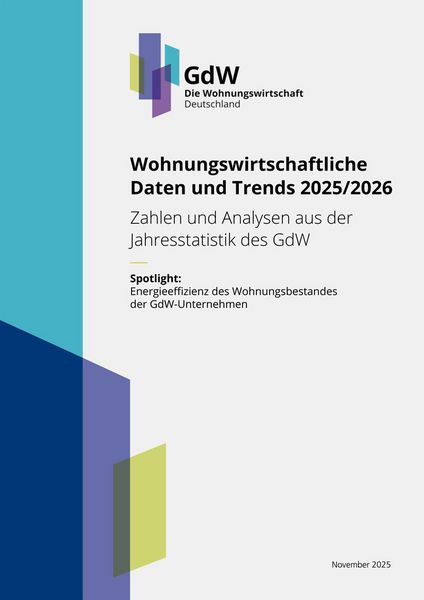 Produktbild: Wohnungswirtschaftliche Daten und Trends 2025/2026