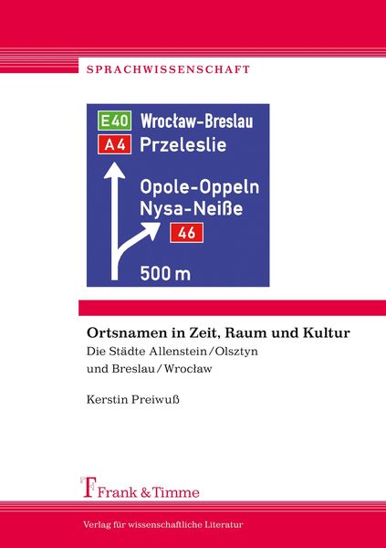 Produktbild: Ortsnamen in Zeit, Raum und Kultur