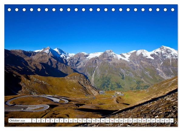 Produktbild: Ausflugsziele im Land Salzburg (Tischkalender 2026 DIN A5 quer), CALVENDO Monatskalender