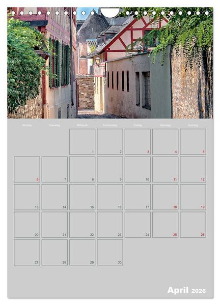 Produktbild: ELTVILLE &ndash; Wein-, Sekt- und Rosenstadt am Rhein (Wandkalender 2026 DIN A4 hoch), CALVENDO Monatskalender