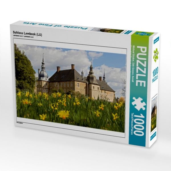 Produktbild: CALVENDO Puzzle Schloss Lembeck (LU) | 1000 Teile Lege-Gr&ouml;&szlig;e 64x48cm Foto-Puzzle f&uuml;r gl&uuml;ckliche Stunden
