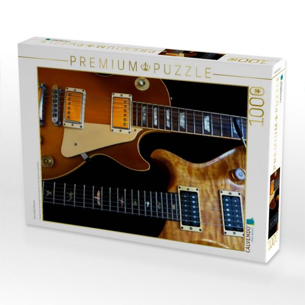 Produktbild: CALVENDO Puzzle Traumhafte Gitarren | 1000 Teile Lege-Gr&ouml;&szlig;e 64x48cm Foto-Puzzle f&uuml;r gl&uuml;ckliche Stunden