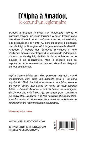 Produktbild: D'Alpha &agrave; Amadou, le c&iquest;ur d'un le&iquest;gionnaire