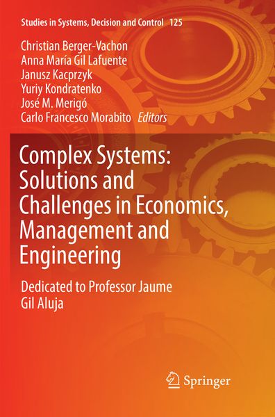 Produktbild: Complex Systems: Solutions and Challenges in Economics, Management and Engineering