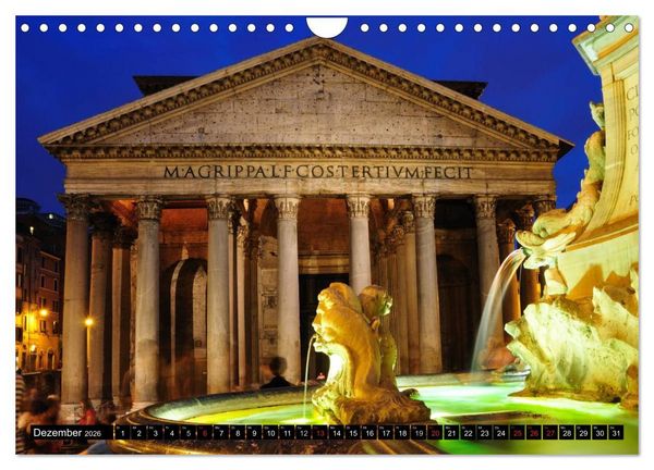 Produktbild: Spaziergang durch Rom (Wandkalender 2026 DIN A4 quer), CALVENDO Monatskalender