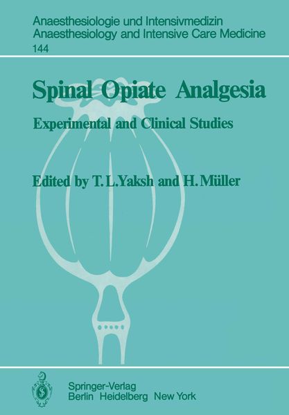 Produktbild: Spinal Opiate Analgesia