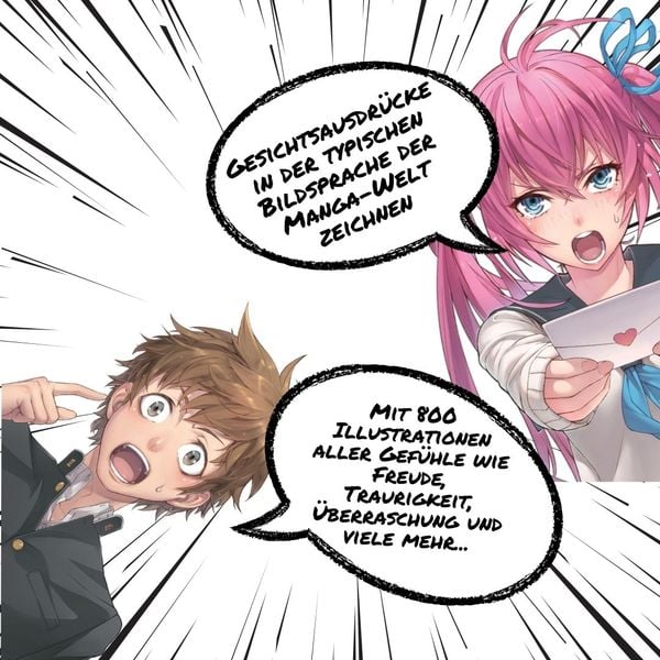 Produktbild: Manga Gesichter & Emotionen zeichnen