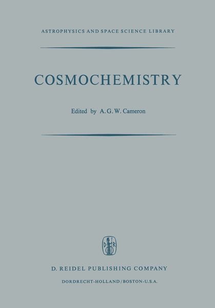Produktbild: Cosmochemistry