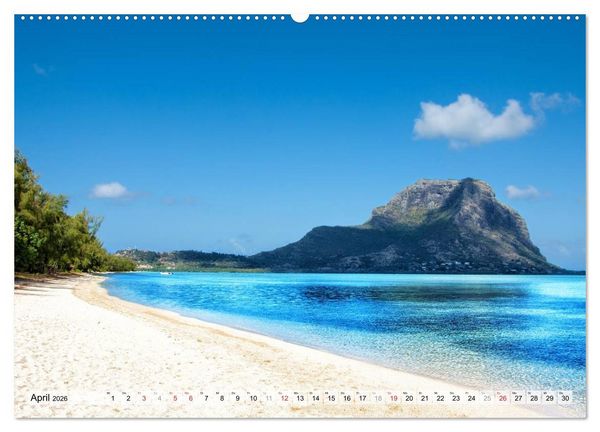Produktbild: Mauritius - Perle im Indischen Ozean (Wandkalender 2026 DIN A2 quer), CALVENDO Monatskalender