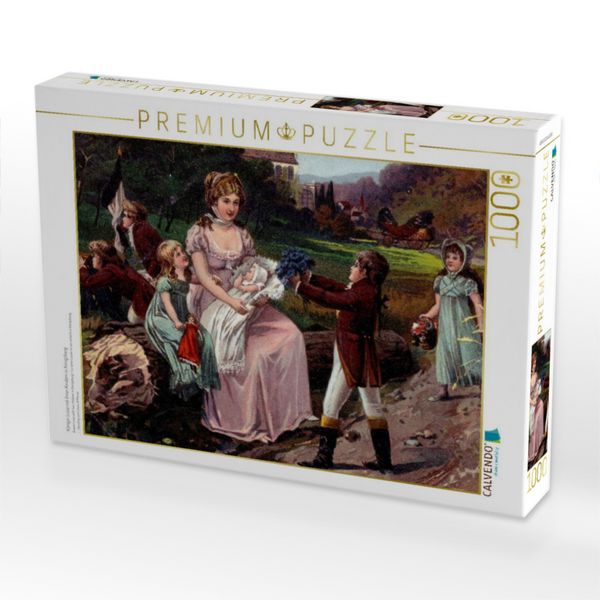 Produktbild: CALVENDO Puzzle K&ouml;nigin Luise mit ihren Kindern in K&ouml;nigsberg | 1000 Teile Lege-Gr&ouml;&szlig;e 64x48cm Foto-Puzzle f&uuml;r gl&uuml;ckliche Stunden