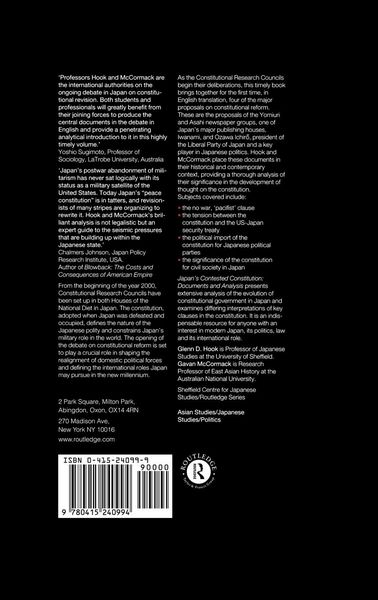 Produktbild: Japan's Contested Constitution
