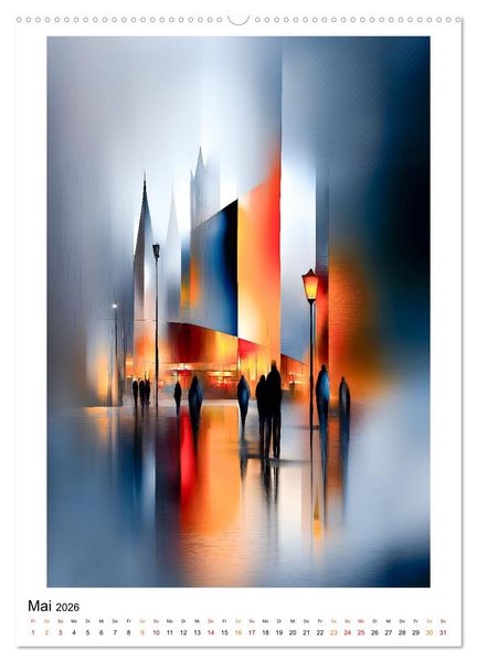 Produktbild: Stadt - Leben (hochwertiger Premium Wandkalender 2026 DIN A2 hoch), Kunstdruck in Hochglanz