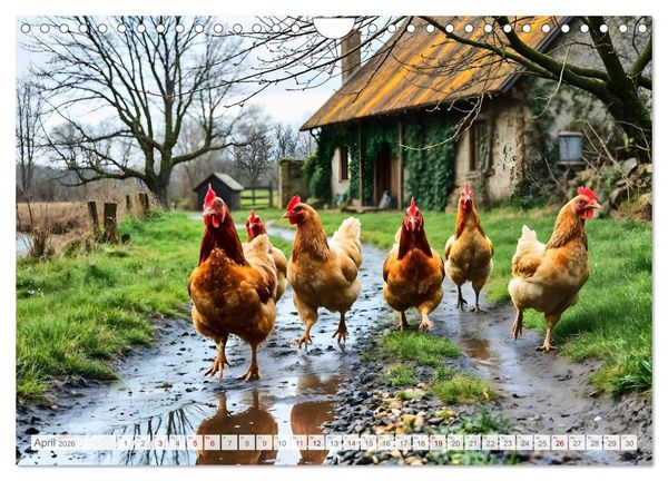 Produktbild: Wo der Tag nach Heu duftet - Zw&ouml;lf stille Monatsmomente im b&auml;uerlichen Rhythmus der Natur (Wandkalender 2026 DIN A4 quer), CALVENDO Monatskalender