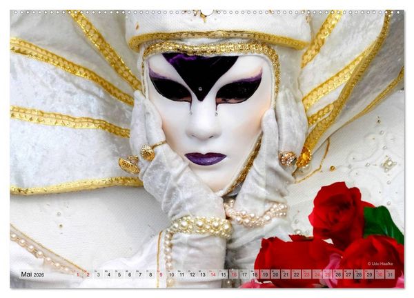 Produktbild: Magie der Masken (Wandkalender 2026 DIN A2 quer), CALVENDO Monatskalender