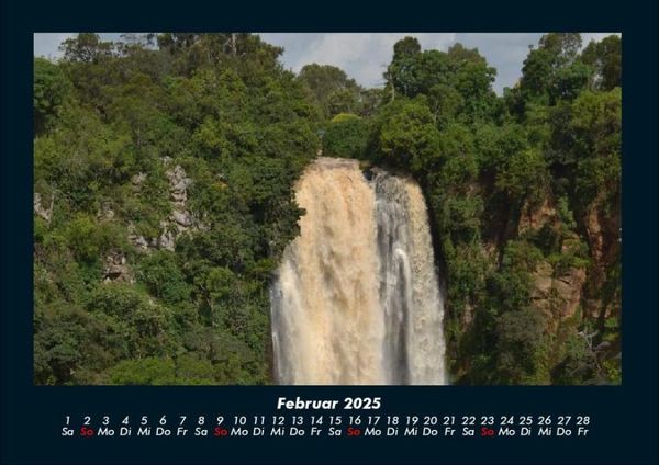 Produktbild: Wasserf&auml;lle 2025 Fotokalender DIN A4