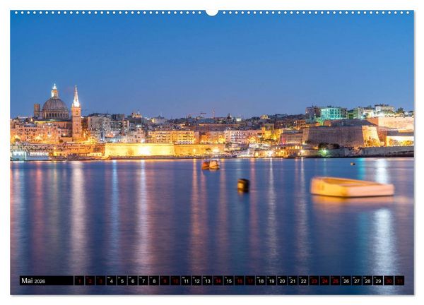 Produktbild: Valletta - Malta (Wandkalender 2026 DIN A2 quer), CALVENDO Monatskalender