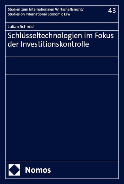 Produktbild: Schl&uuml;sseltechnologien im Fokus der Investitionskontrolle