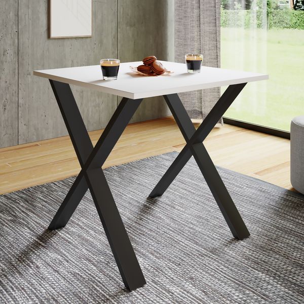 Produktbild: Premium Holz Esstisch K&uuml;chentisch Xona X 80x80