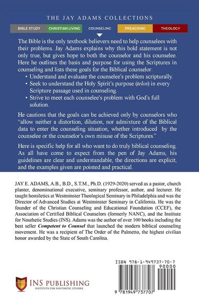 Produktbild: The Use of Scripture in Counseling