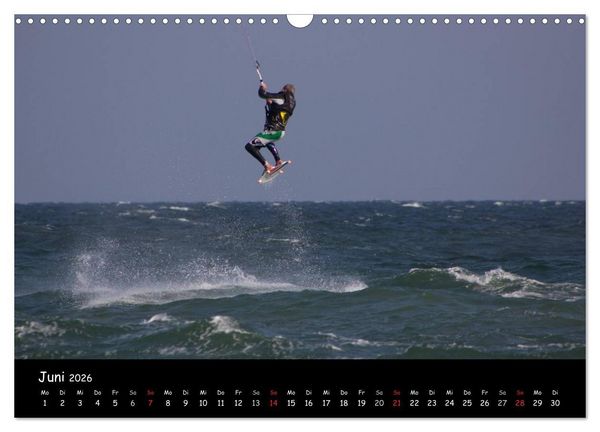Produktbild: Kitesurfen &ndash; Faszination auf dem Wasser (Wandkalender 2026 DIN A3 quer), CALVENDO Monatskalender