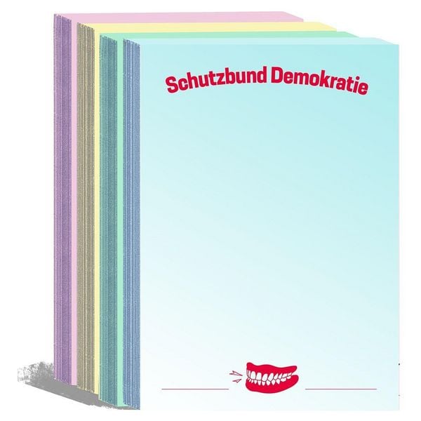 Produktbild: Notizblock-Set &ndash; Demokratie statt Faschismus