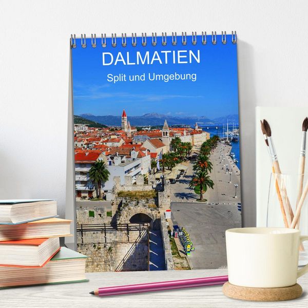 Produktbild: DALMATIEN - Split und Umgebung (Tischkalender 2026 DIN A5 hoch), CALVENDO Monatskalender