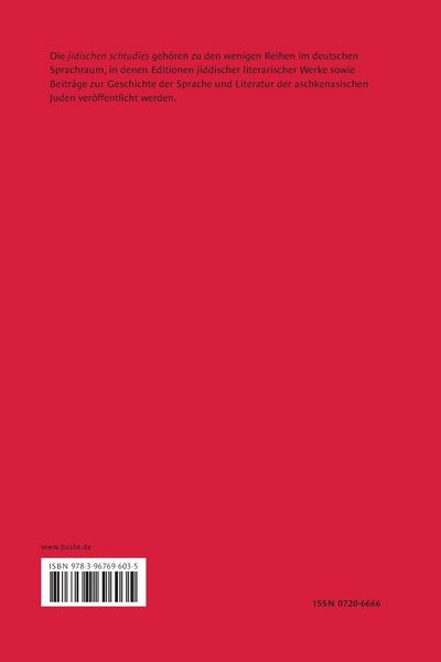 Produktbild: Etymologische Studien zum Jiddischen