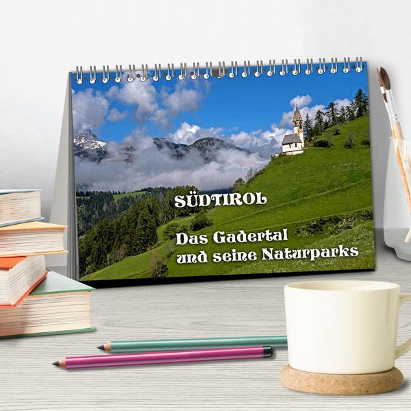 Produktbild: S&uuml;dtirol - Das Gadertal und seine Naturparks (Tischkalender 2026 DIN A5 quer), CALVENDO Monatskalender