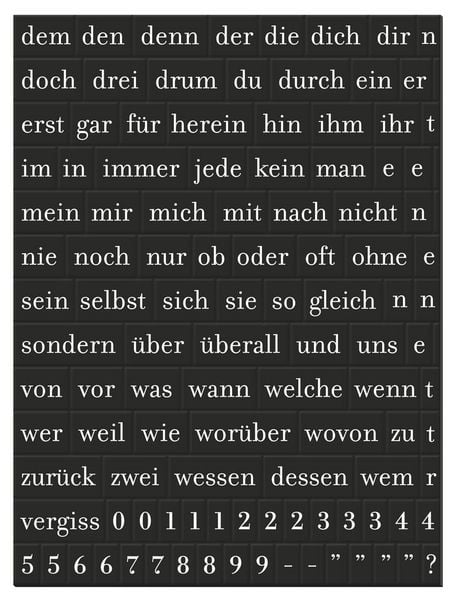 Produktbild: moses. libri_x Magnetische Poesie