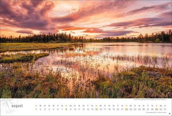 Produktbild: Skandinavien Globetrotter Kalender 2027 - Von stillen W&auml;ldern, Seen und Fjorden
