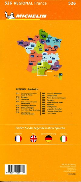 Produktbild: Michelin Languedoc-Roussillon
