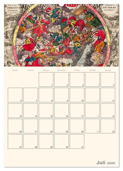 Produktbild: Zu den Sternen - mit Planerfunktion (Wandkalender 2026 DIN A2 hoch), CALVENDO Monatskalender