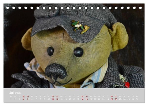 Produktbild: Robin der B&auml;r (Tischkalender 2026 DIN A5 quer), CALVENDO Monatskalender